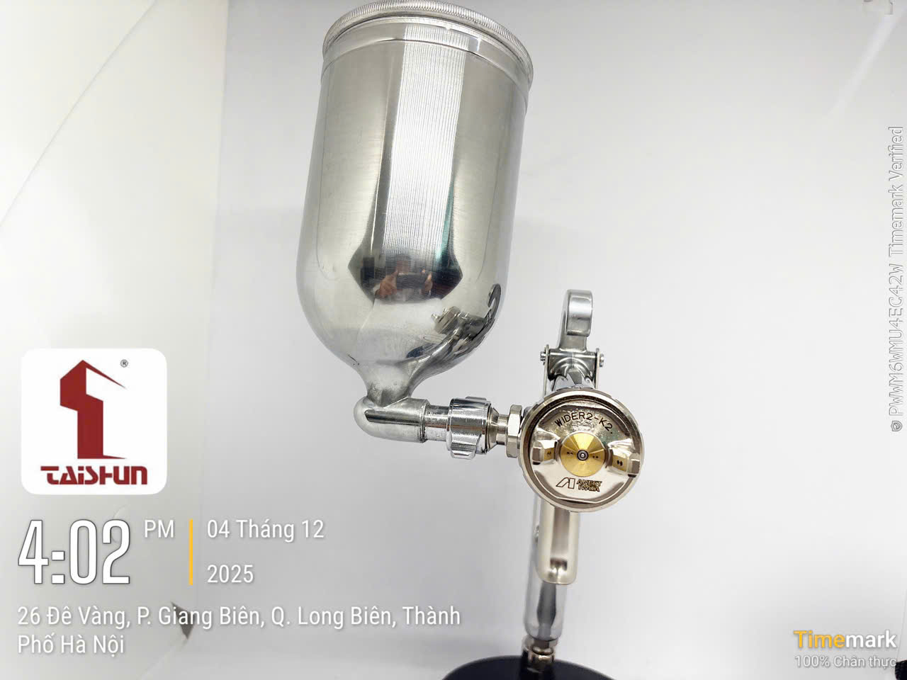 Súng phun sơn cốc trên Anest Iwata WIDER2-15K2G